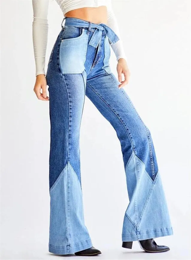 70s Vintage Jeans Flared Pants