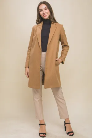 Camel Fleece Coat