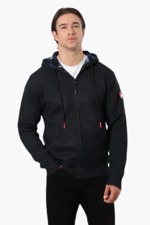 Canada Weather Gear Fleece Lined Hooded Lightweight Jacket - Navy