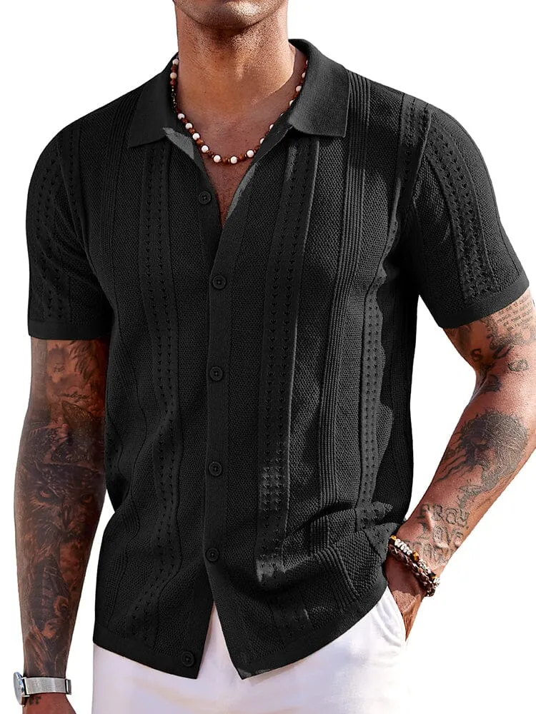 Casual Breathable Knit Beach Shirt (US Only)