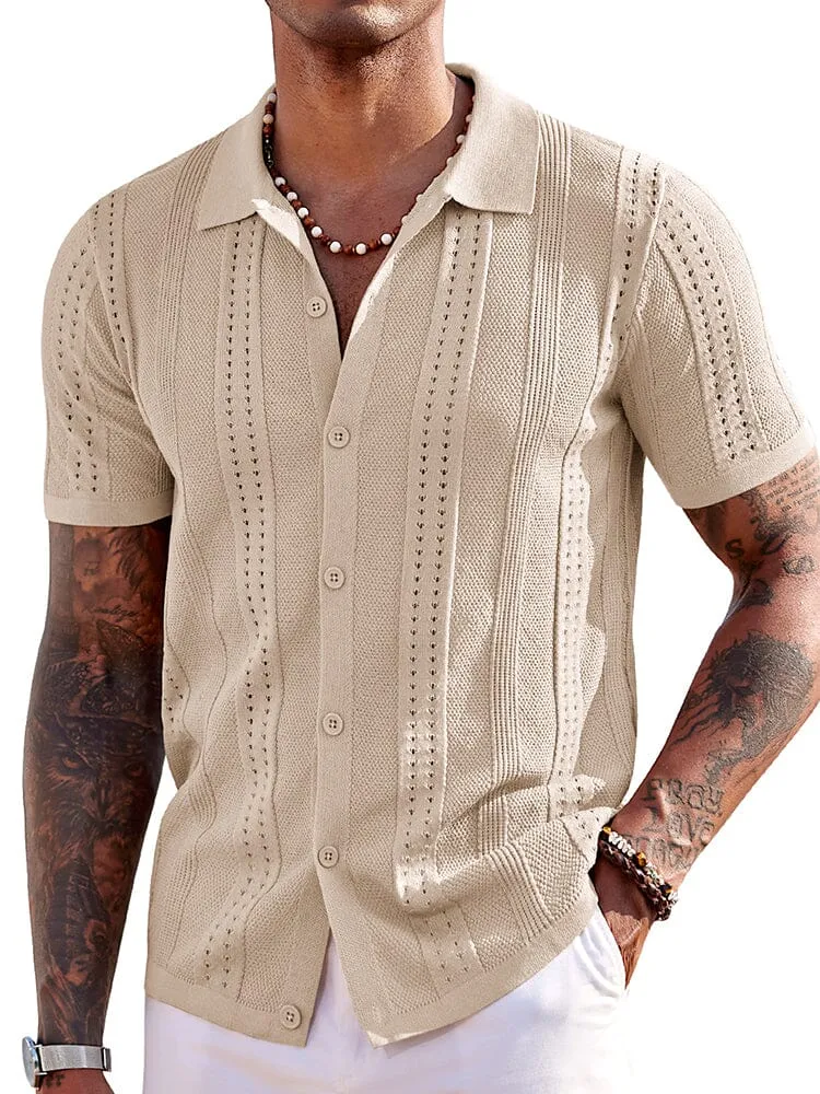 Casual Breathable Knit Beach Shirt (US Only)