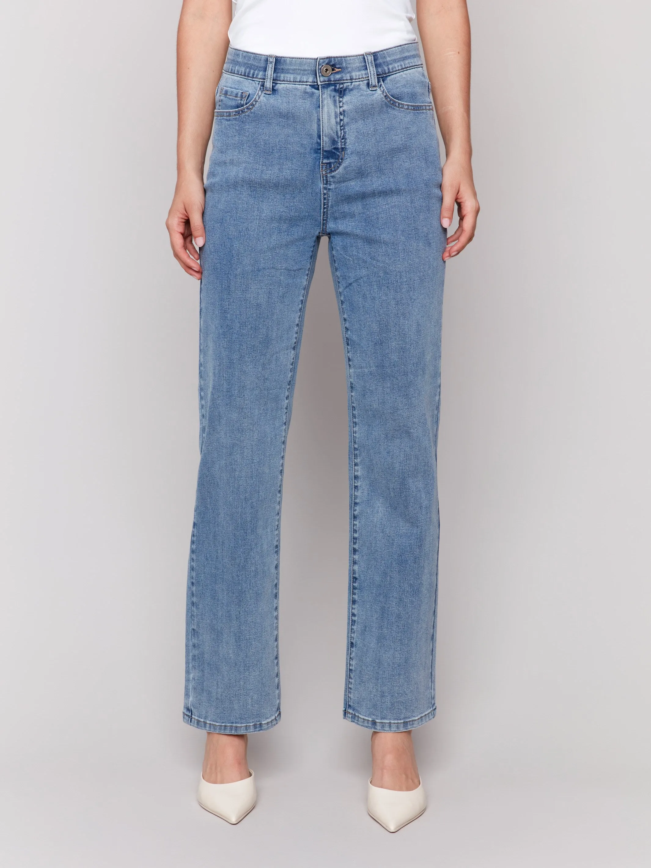 Charlotte Straight Leg Jeans - Light Blue