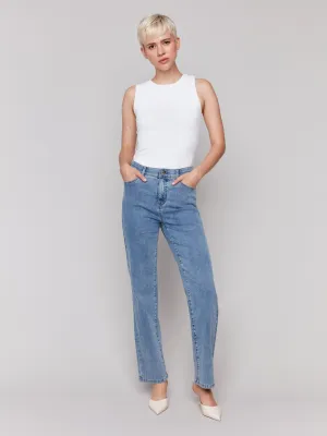 Charlotte Straight Leg Jeans - Light Blue