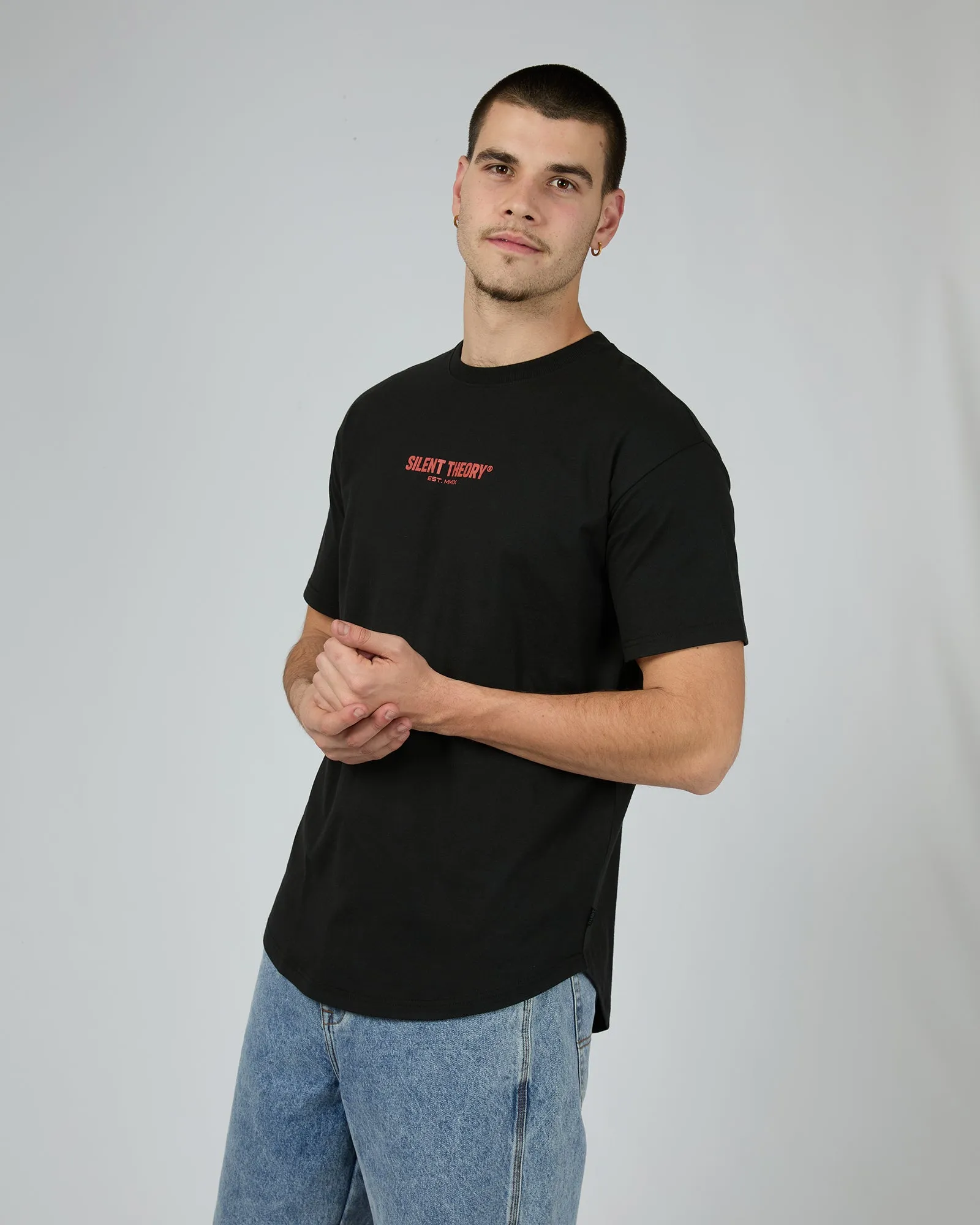 Defeat Tee Black