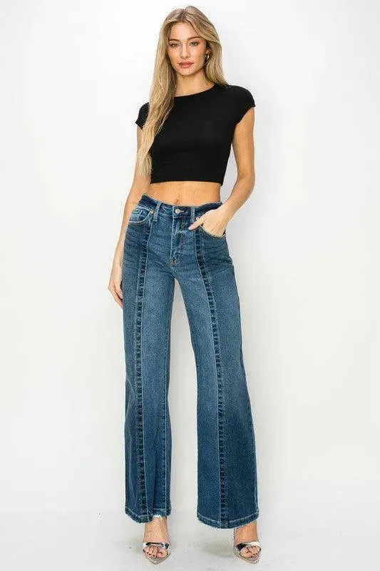 High Rise Relaxed Flare Jeans