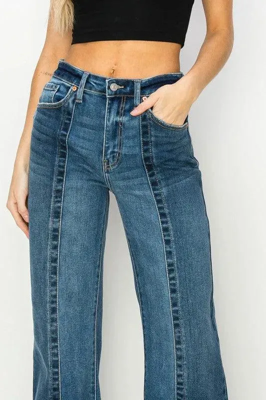 High Rise Relaxed Flare Jeans