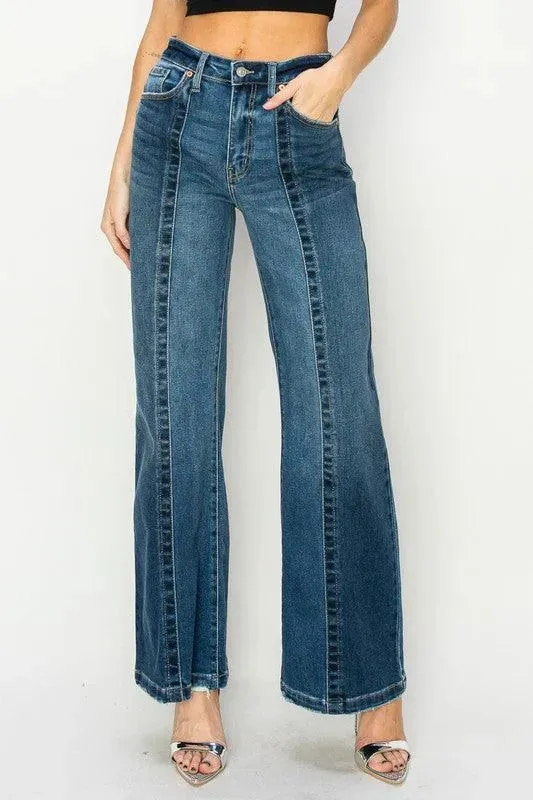 High Rise Relaxed Flare Jeans