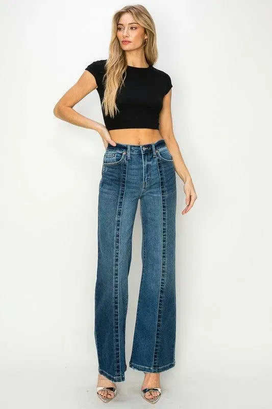 High Rise Relaxed Flare Jeans