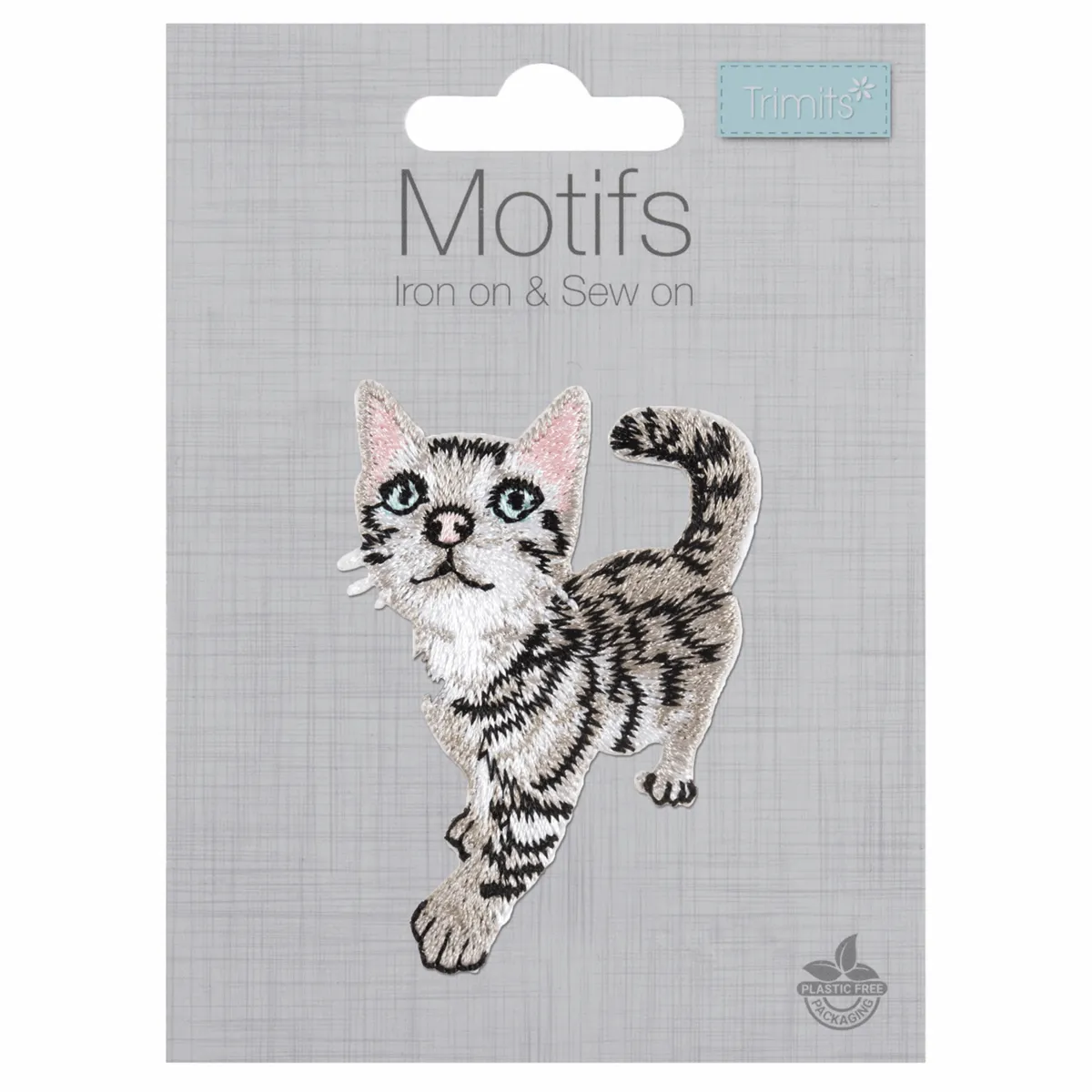 Iron-On/Sew On Motif Patch - Kitten