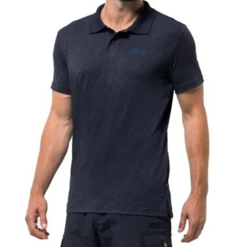 Jack Wolfskin Travel Polo Men's Shirt - Night Blue