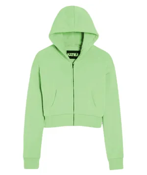 Katie J NYC Girls Dylan Crop Zip Hoodie