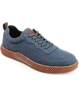 Kemp Thomas & Vine men's textile sneakers, blue