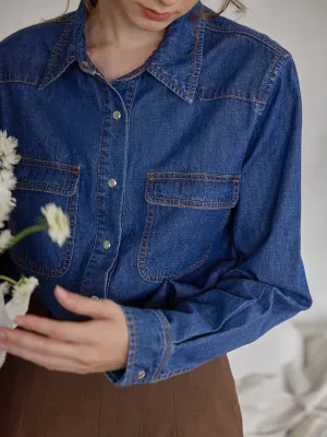 Layla Blue Denim Shirt