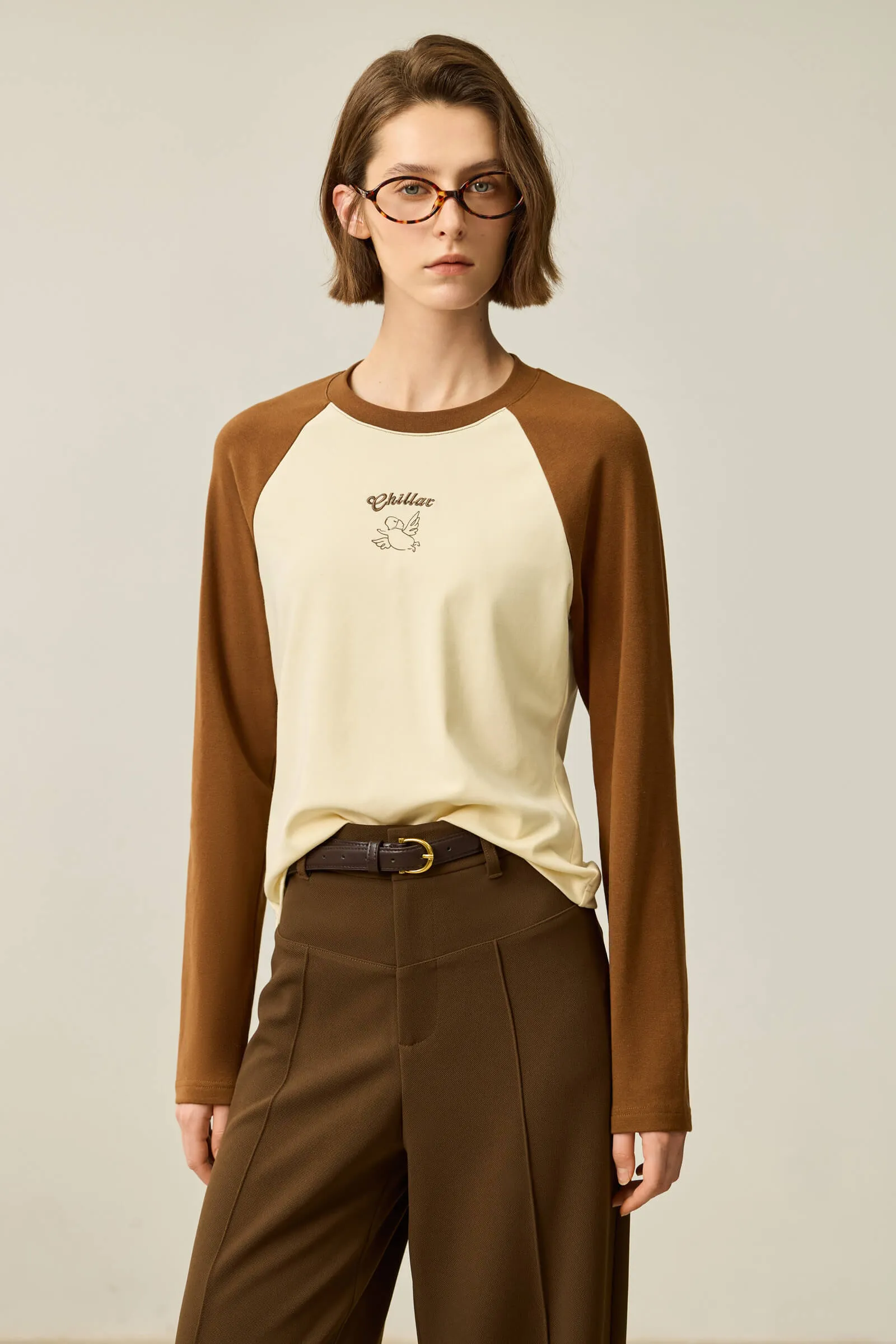 LILY Capybara Raglan Sleeve T-Shirt