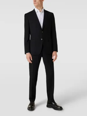 Model of fitted suit trousers "Genius" BOSS, black