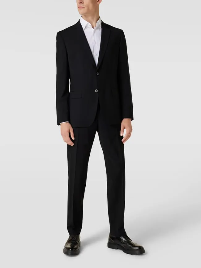 Model of fitted suit trousers "Genius" BOSS, black