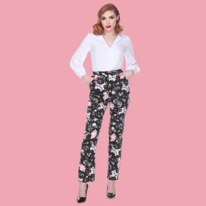 Monica Blossom Floral Trousers