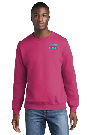 Port & Company Core Fleece Branded Sweatshirts, Sangria