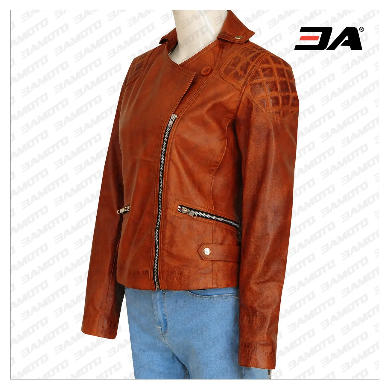 Retro Brown Women Jacket