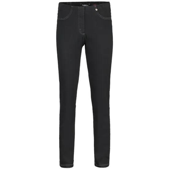 Robell  Denim Bella 3/4 Length Jeans in Black 90