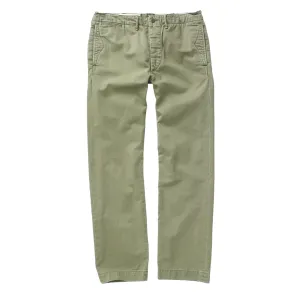 RRL by Ralph Lauren Officers Flat Pant Chino Olive