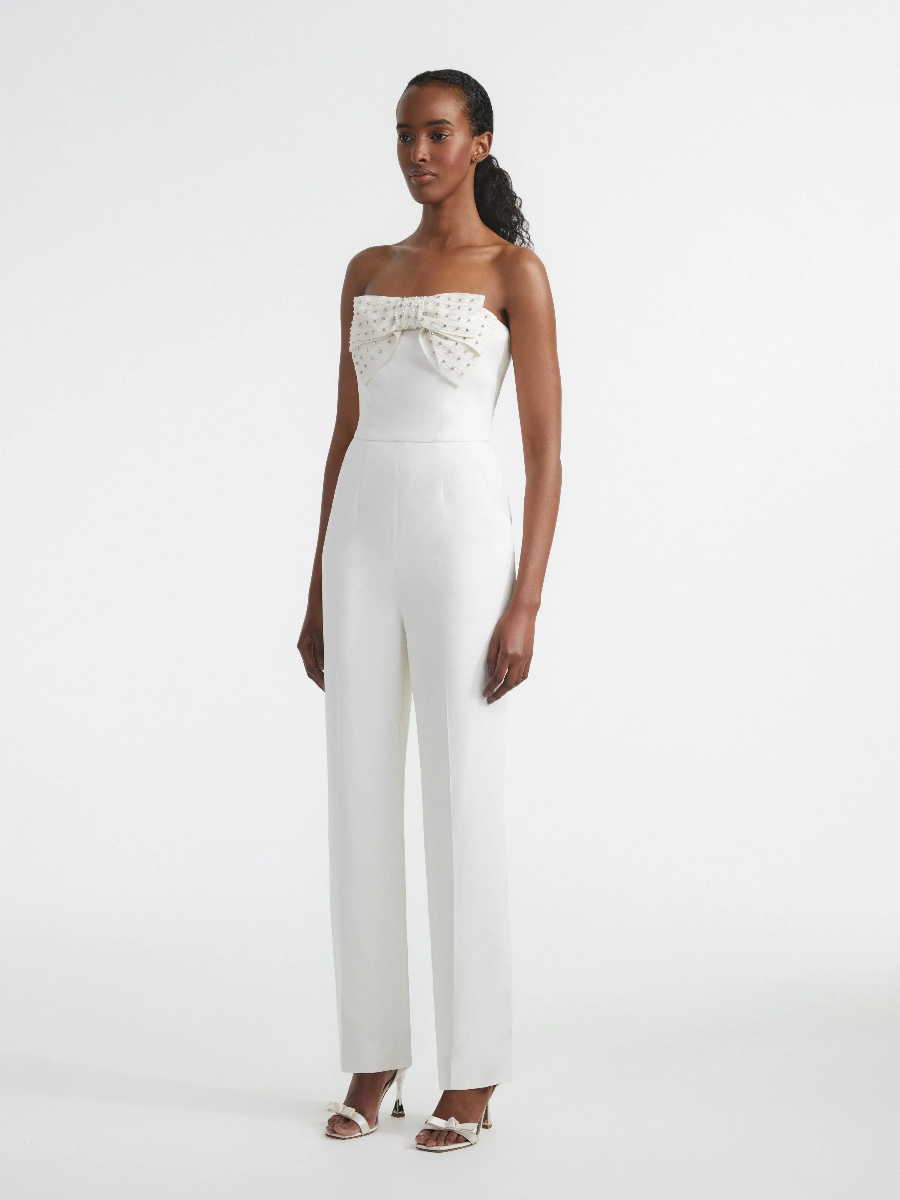 Sabine Jumpsuit in Ivory