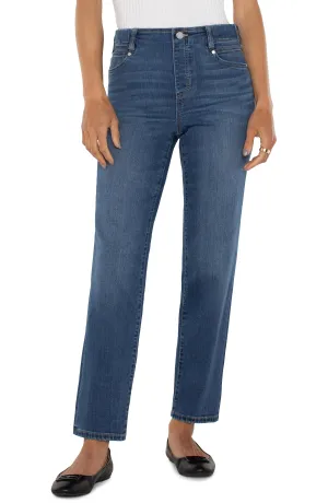 SLIM PULL ON MID RISE GIA GLIDER JEANS