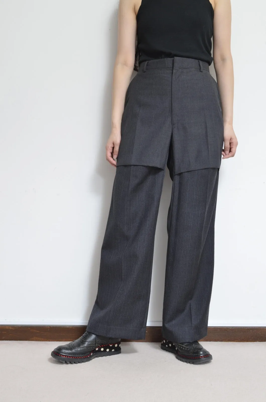 SLIT SLACKS PT GRY / 02_B