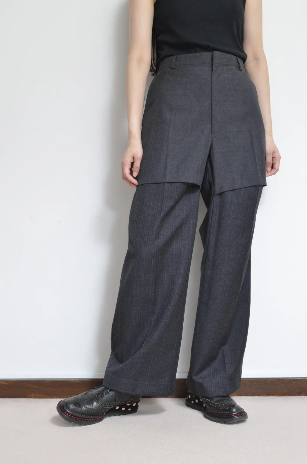 SLIT SLACKS PT GRY / 02_B