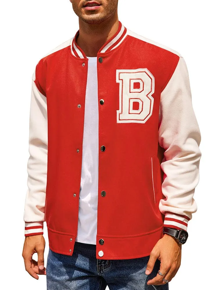 Stylish Letter Baseball Varsity Jackets (US Only)