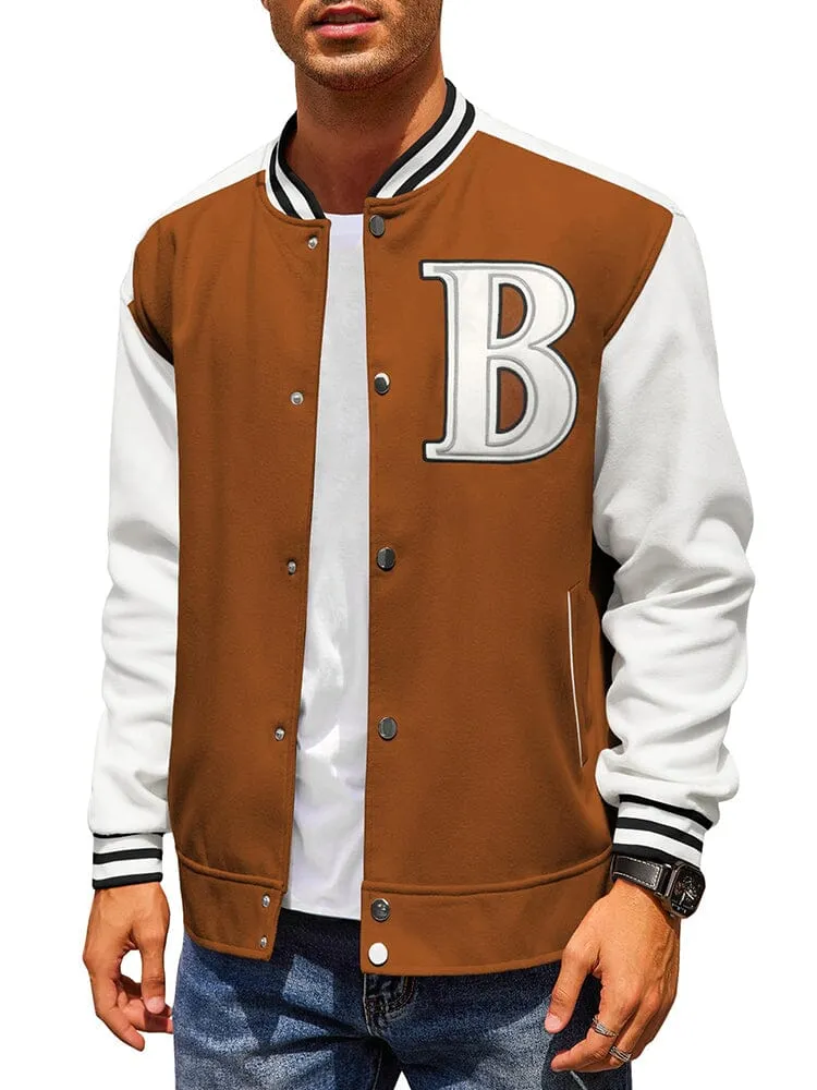 Stylish Letter Baseball Varsity Jackets (US Only)