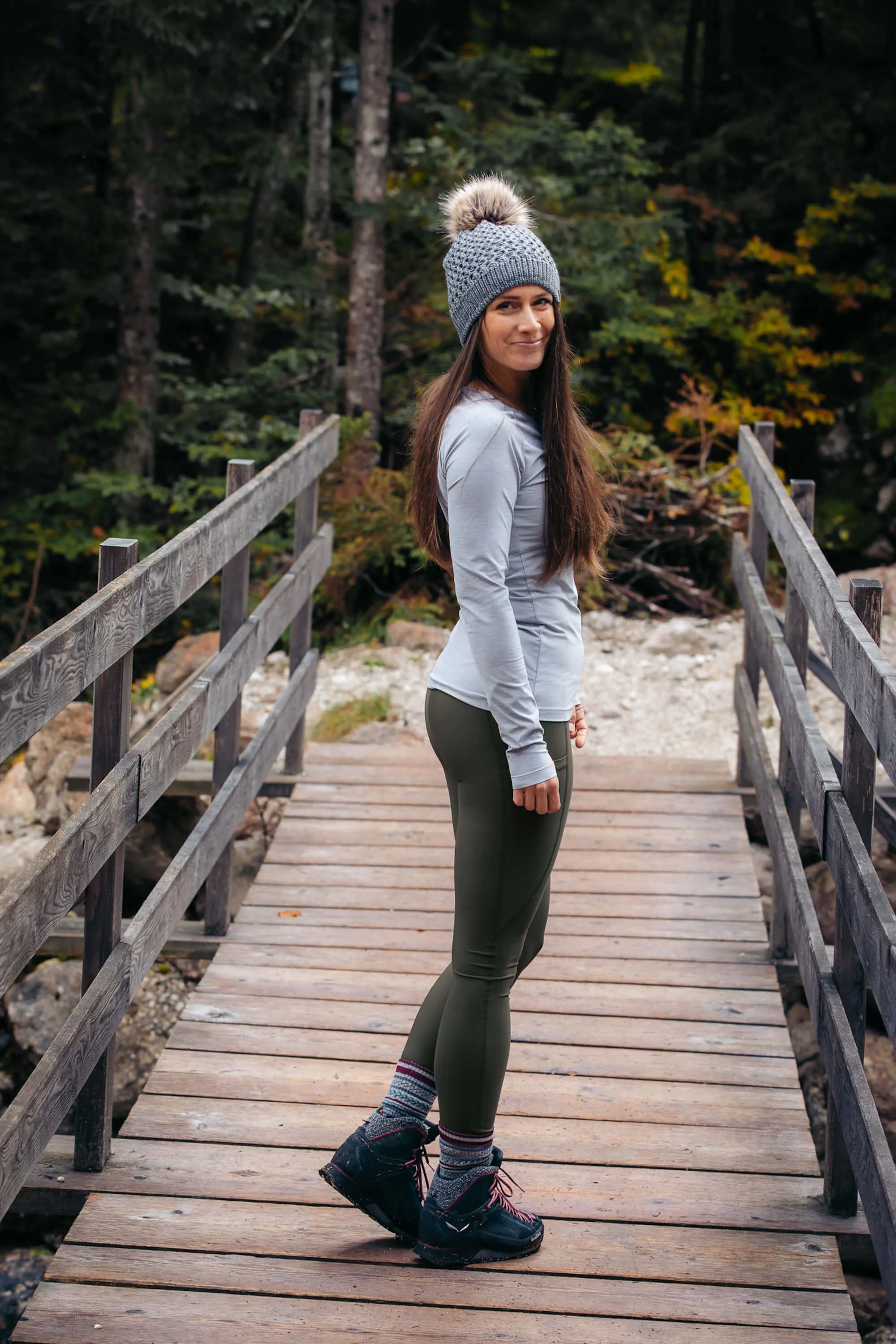 Summit Pocket Leggings Khaki