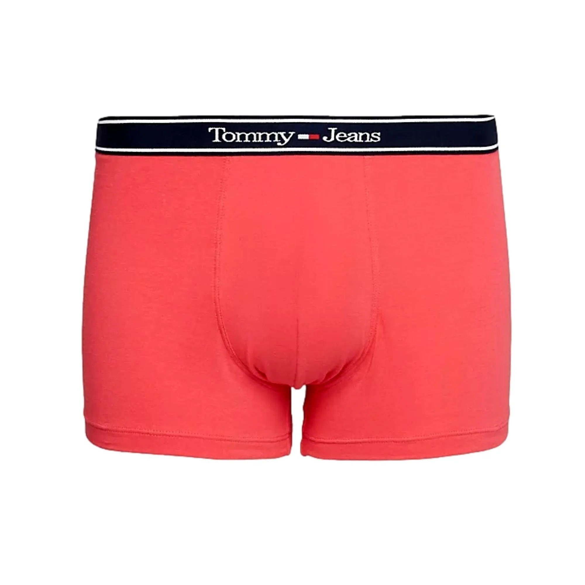 Tommy Hilfiger Tommy Jeans Essential Logo Waistband Trunks - Laser Pink